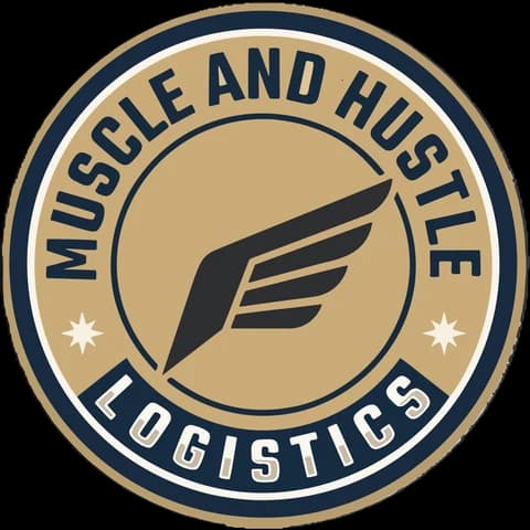Muscle and Hustle Logistics badge